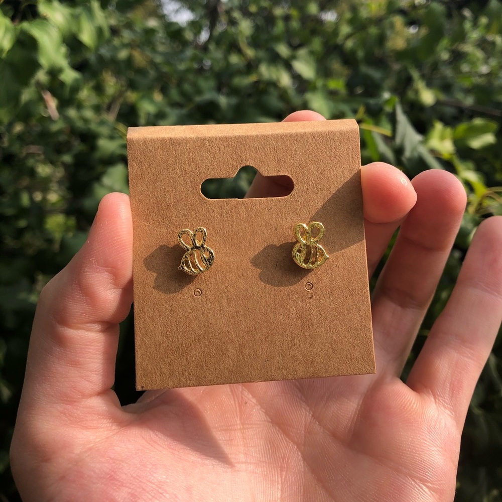 Bee Earrings 🐝✨